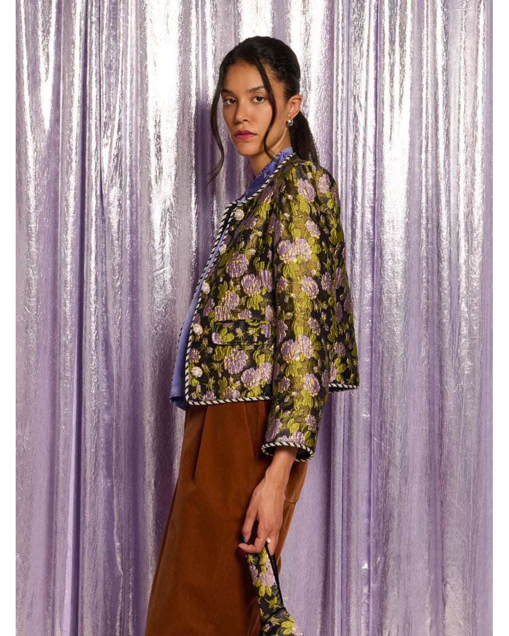 Sister Jane Multicolor Alexis Jacquard Jacket
