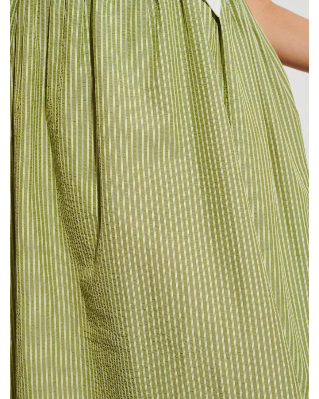 Sister Jane Green Ghospell Sali Stripe Tie Front Midi Dress