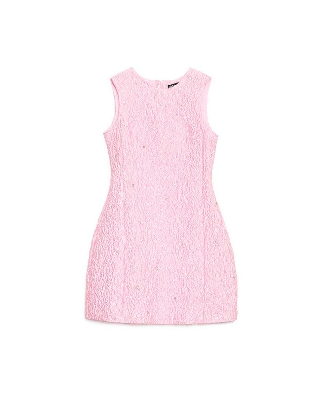 Sister Jane Pink Céleste Gem Jacquard Mini Dress