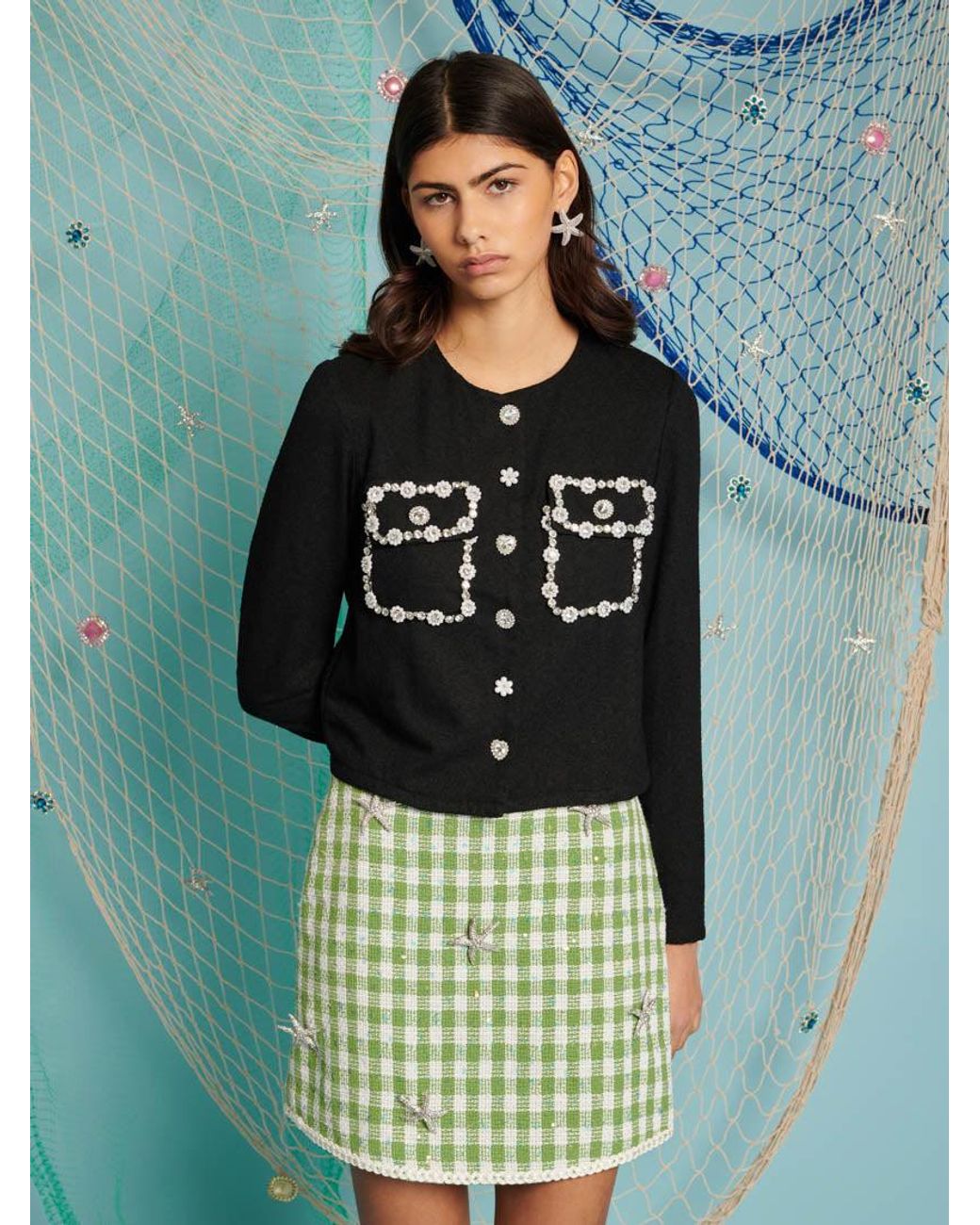 Sister Jane Green Dream Jewel Marine Top