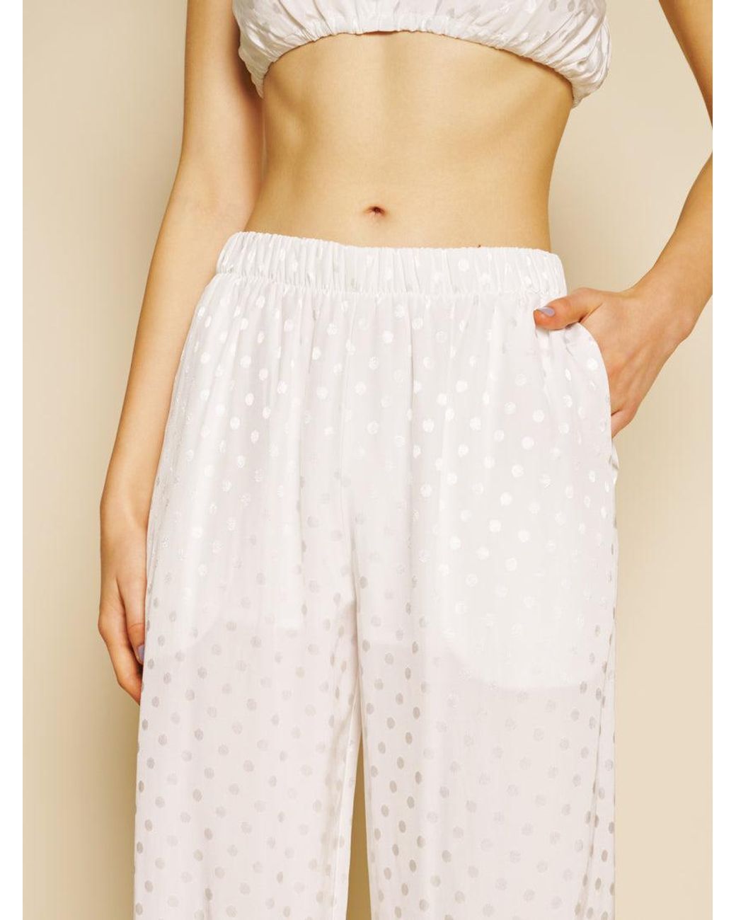 Sister Jane Natural Perle Spot Trousers