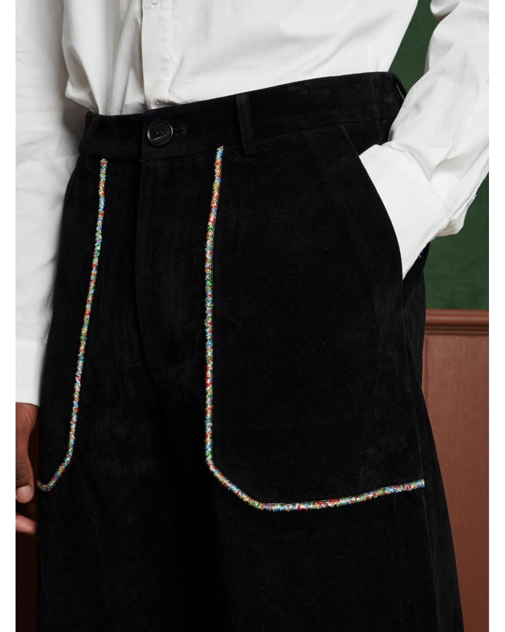Sister Jane Black Cameron Bead Trousers