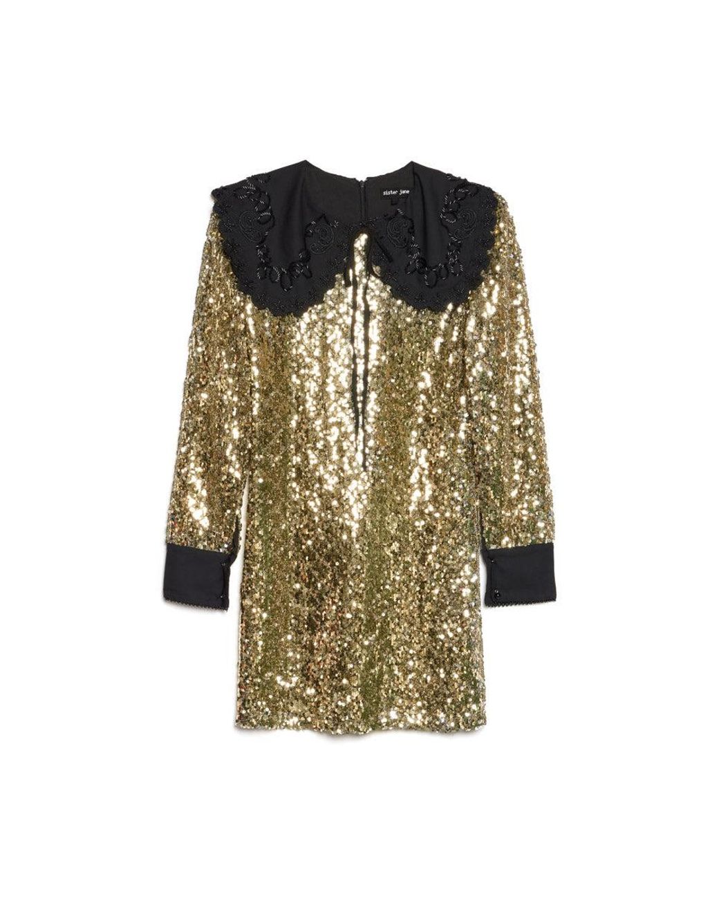 slim fit dress slacks Gold Diamonds Mini Dress Vintage Gold / XS