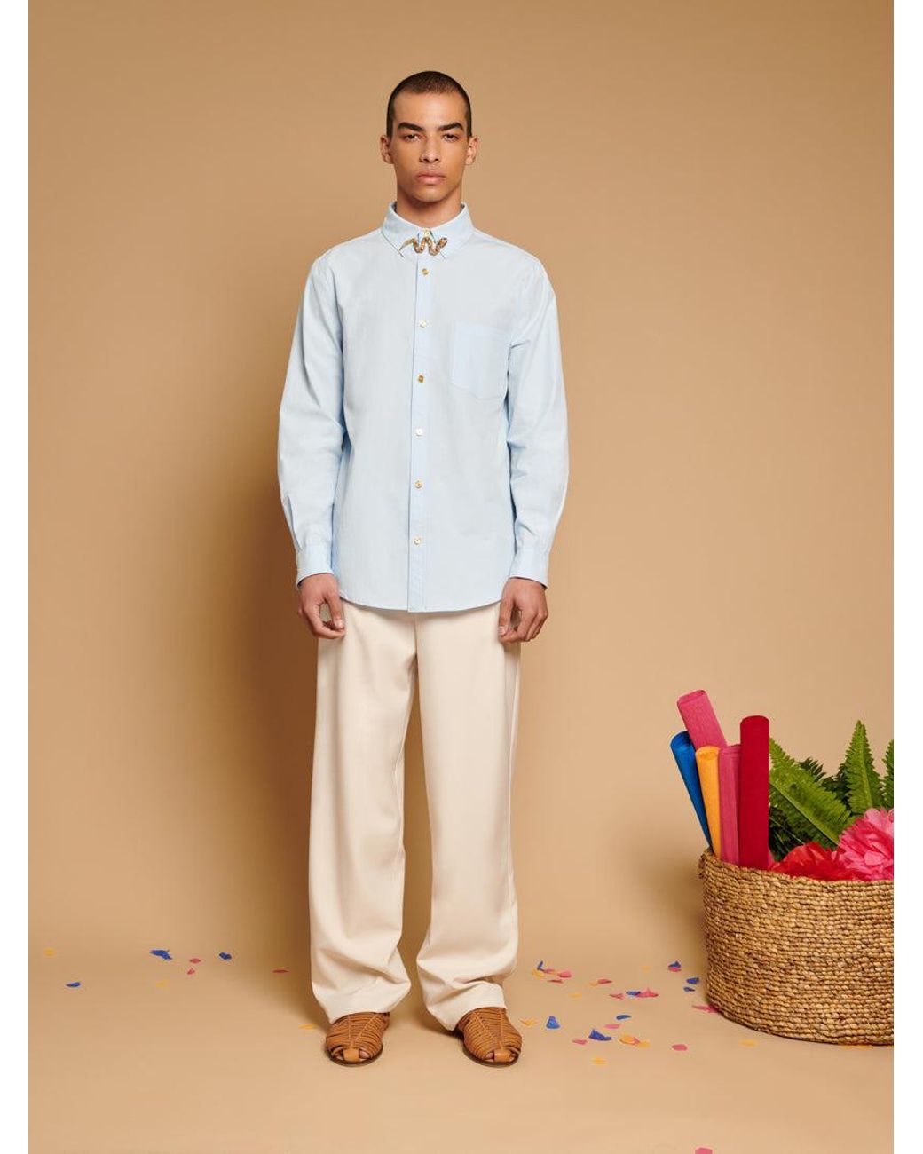 Sister Jane Blue Serpentine Penny Shirt