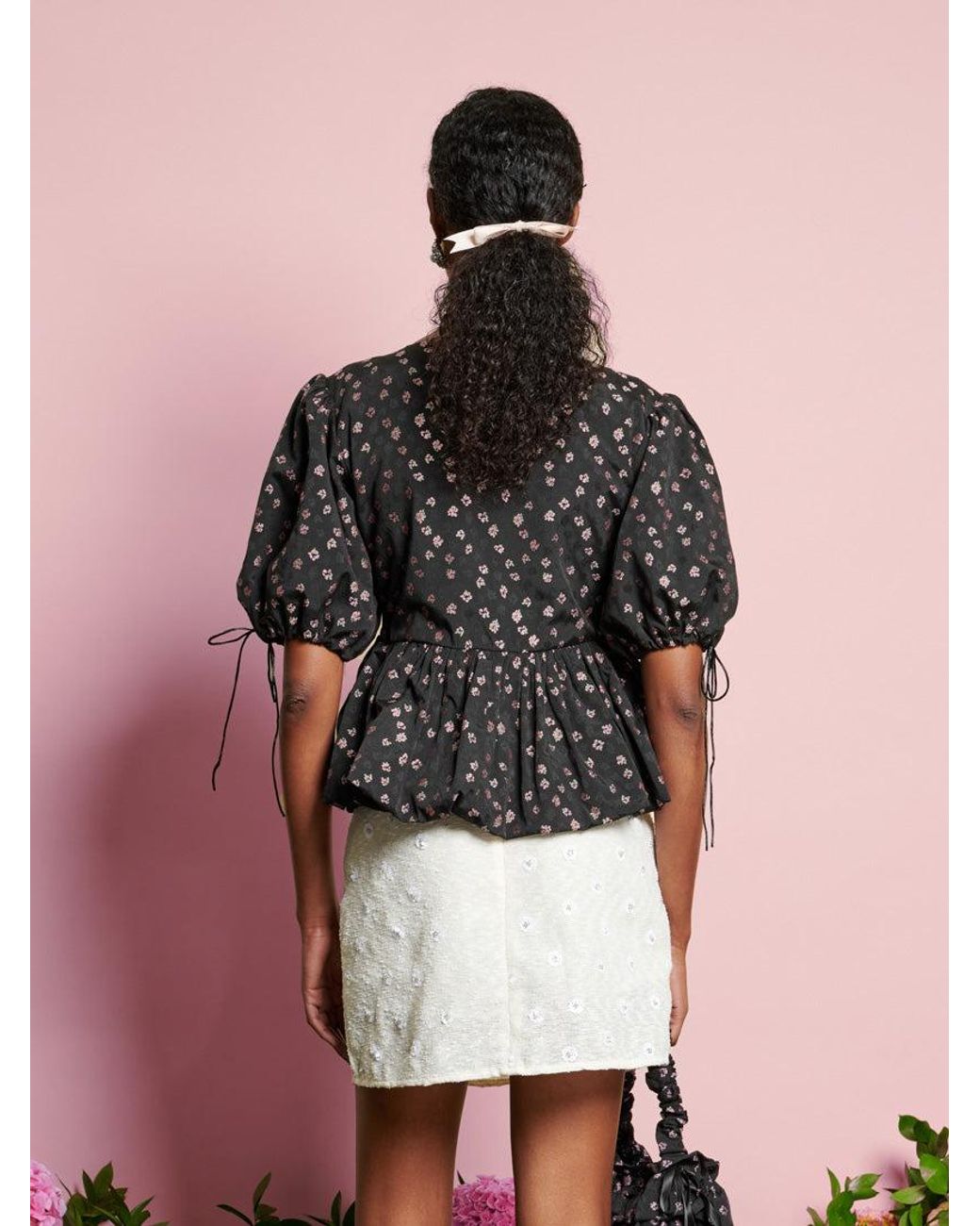 Sister Jane Black Dream Pepper Floral Top