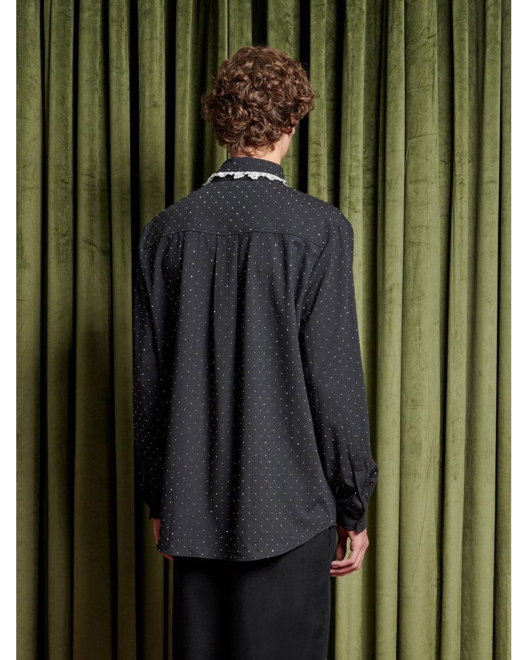 Sister Jane Green Prince Lace Trim Shirt