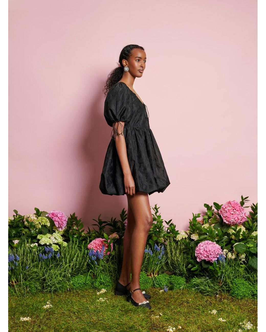 Sister Jane Black Dream Coco Organza Mini Dress