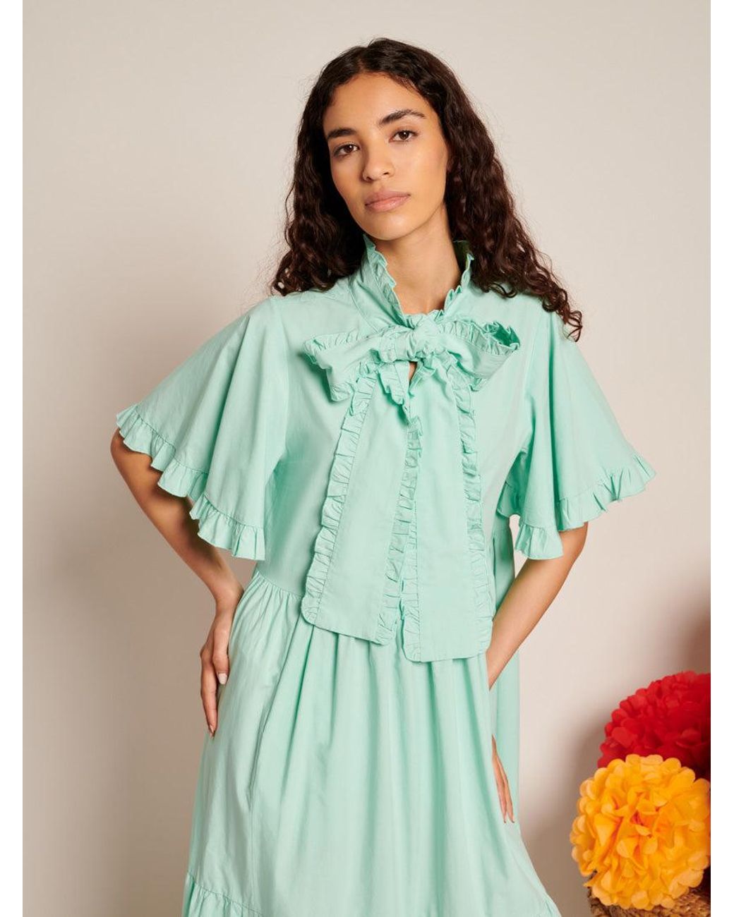 Sister Jane Green Adriana Bow Midi Dress