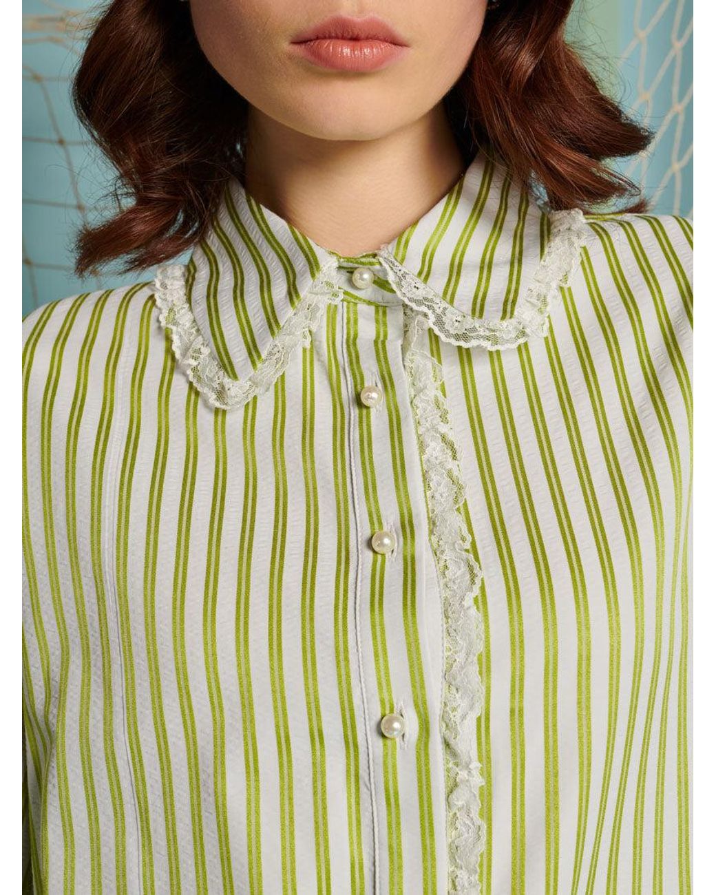 Sister Jane Green Seven Seas Stripe Shirt
