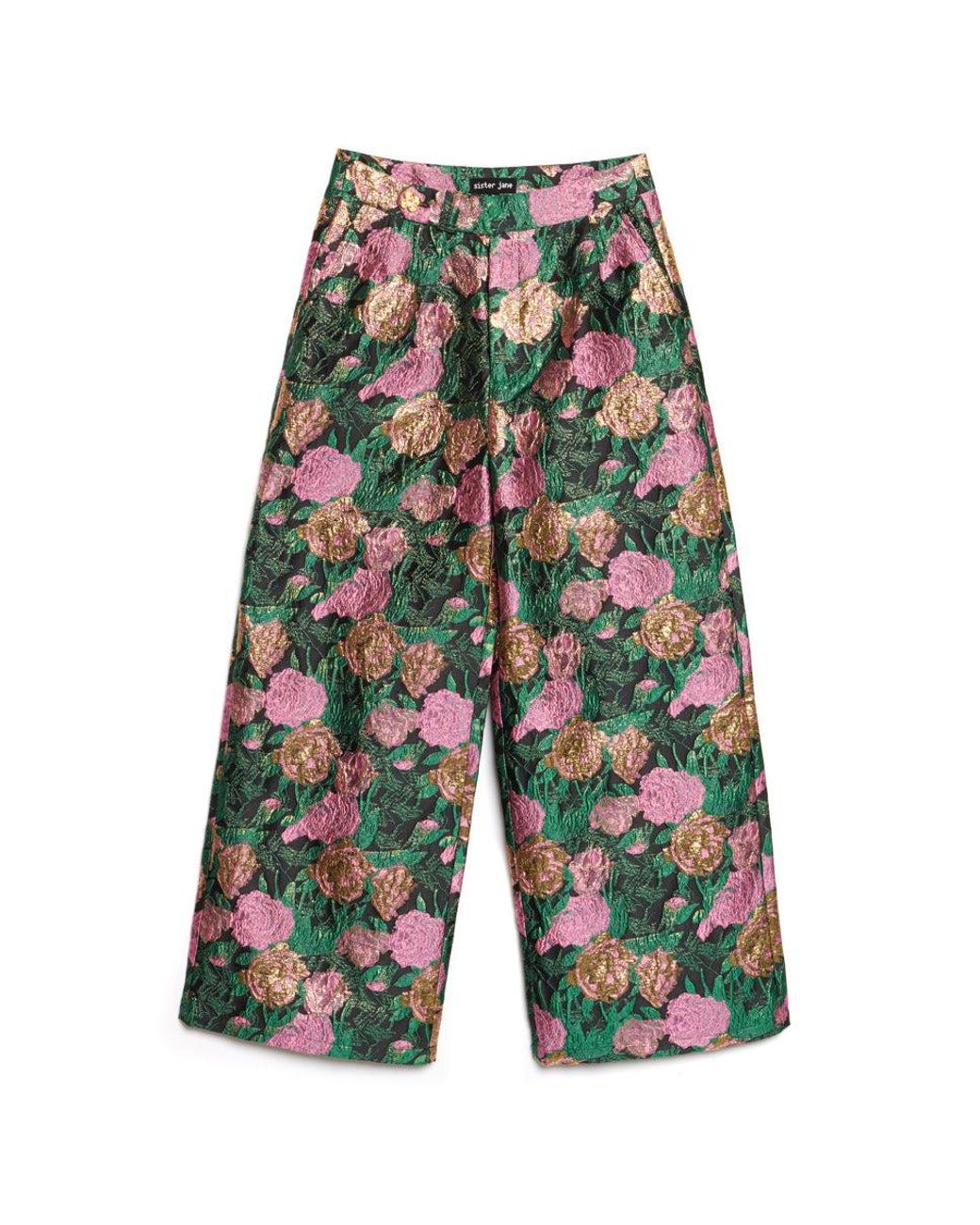 Sister Jane Multicolor Enchanted Jacquard Trousers