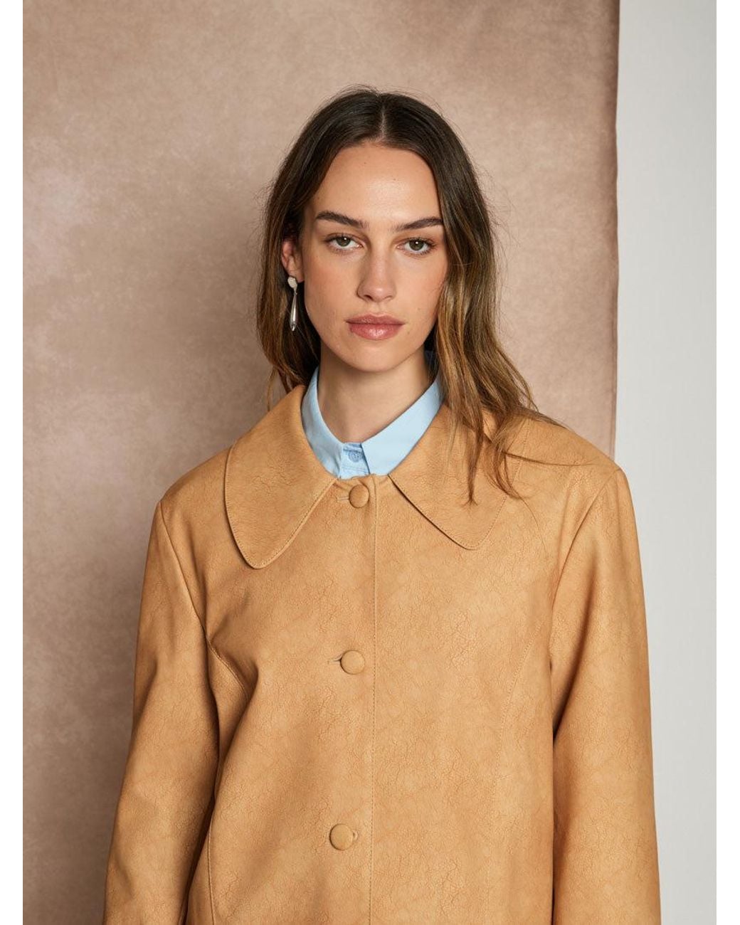 Sister Jane Natural Ghospell Camila Faux Leather Jacket