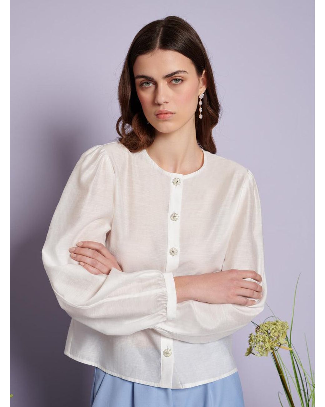 Sister Jane White Dream Evening Primrose Blouse
