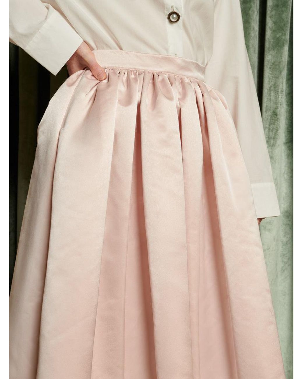 Sister Jane Natural Dream Pastiche Midi Skirt