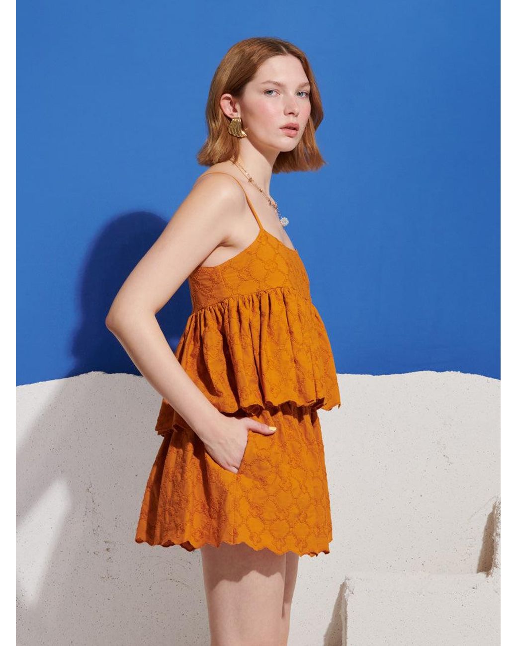 Sister Jane Orange Blossom Cami Top