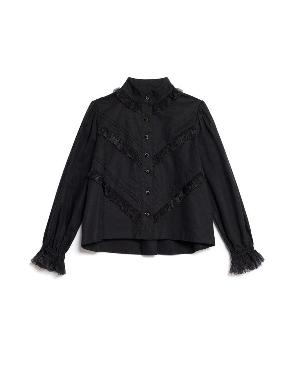 Sister Jane Red Dream Florence Ruffle Blouse