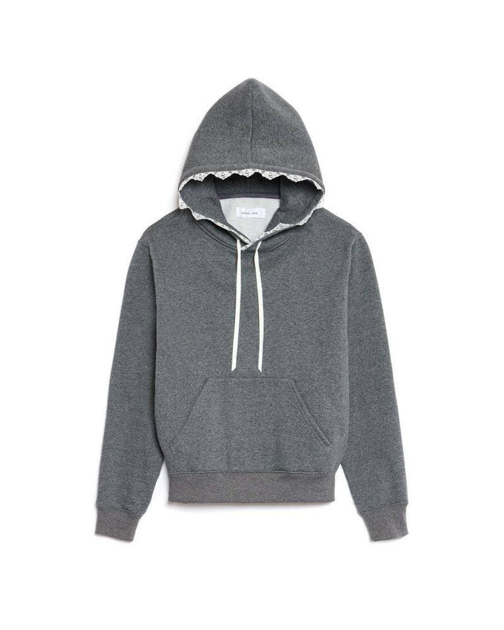 Sister Jane Green Elodie Lace Trim Hoodie