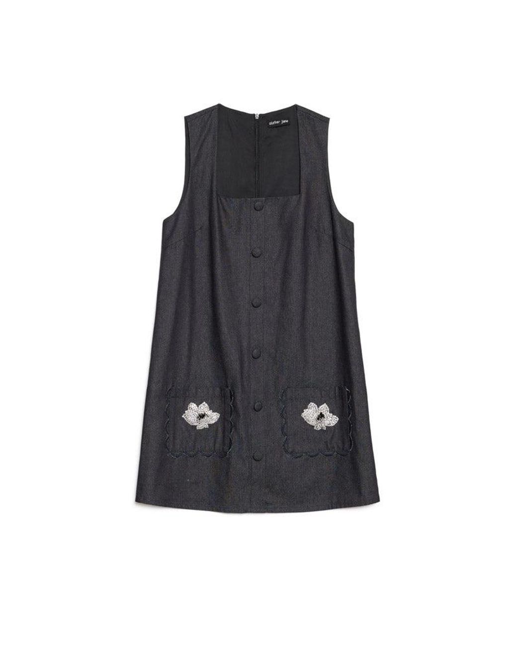 Sister Jane Natural Rosemary Denim Mini Dress