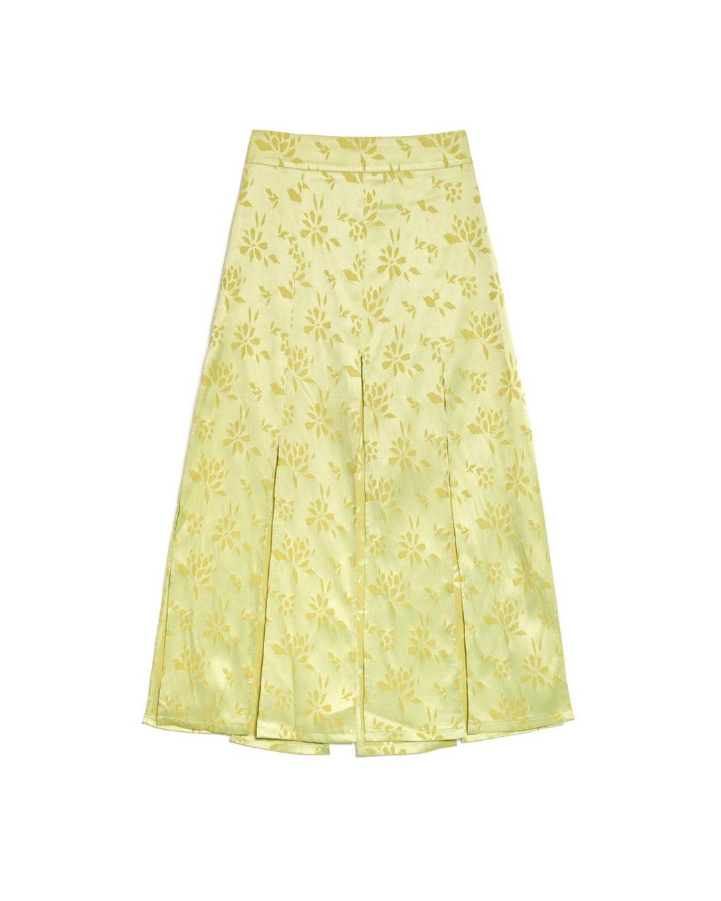 Sister Jane Yellow Ghospell Kennedy Midi Skirt
