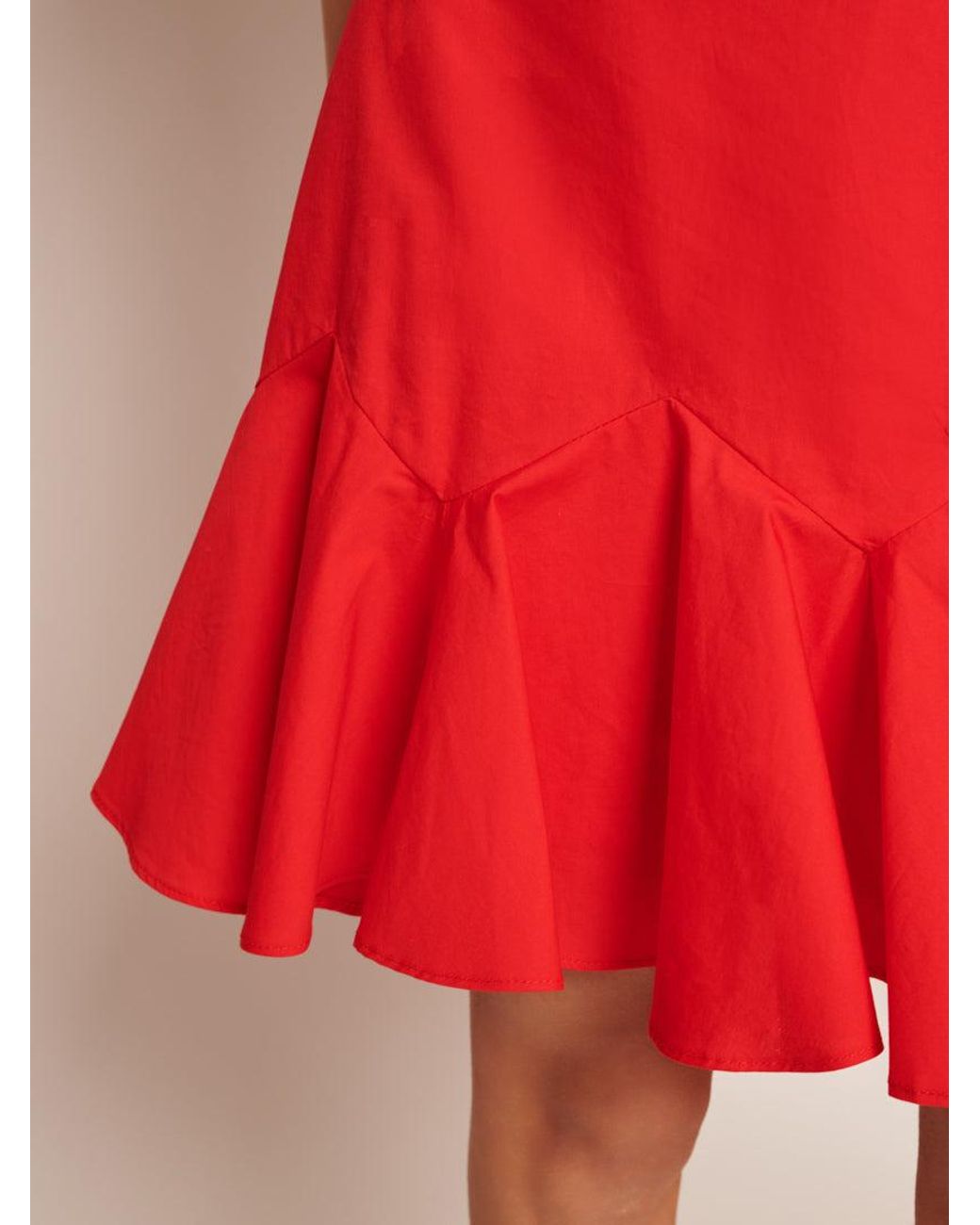 Sister Jane Red Pepper Ruffle Mini Dress
