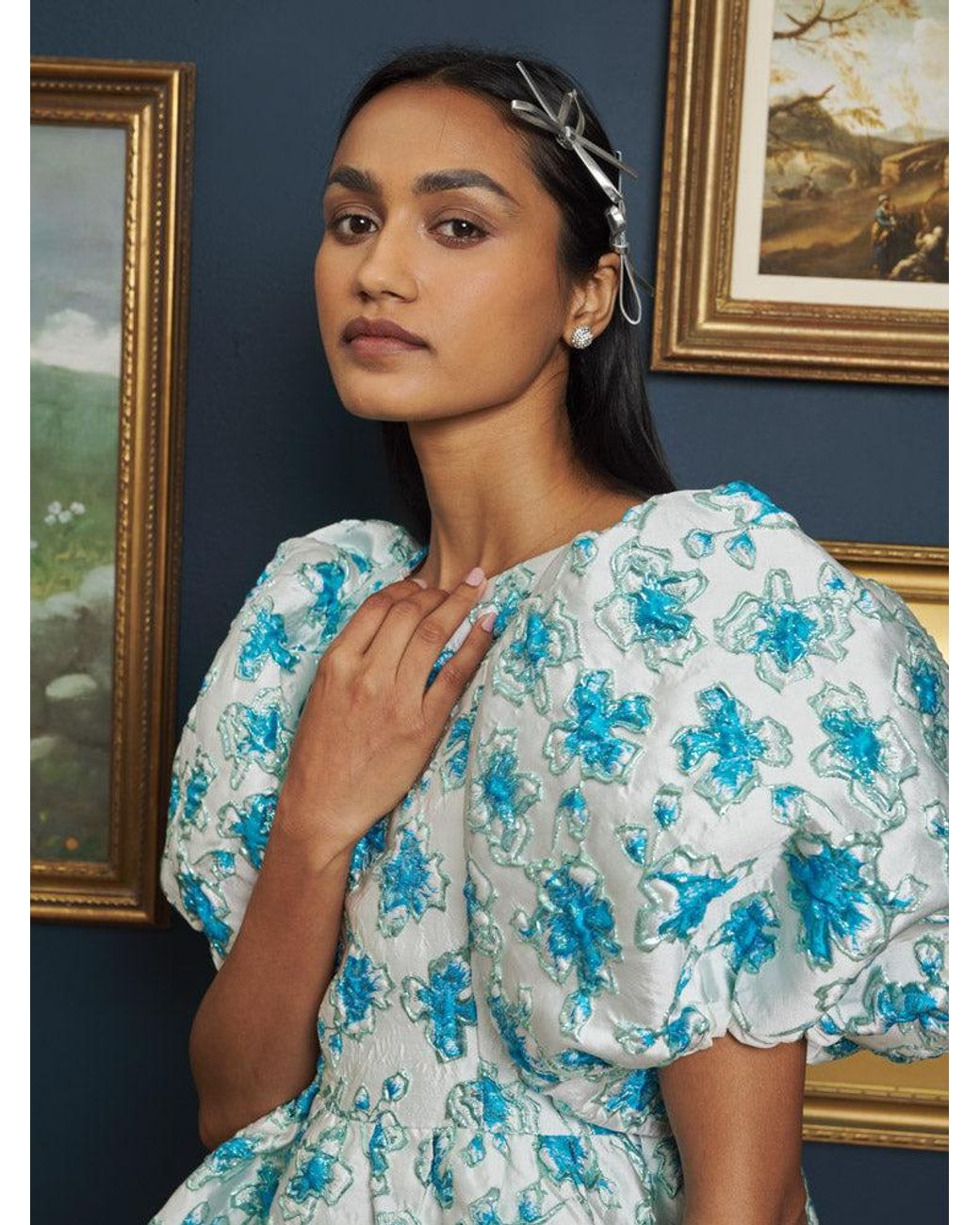 Sister Jane ドレス RECITAL JACQUARD MINI DRESS DRD539 Sister Jane Showcase Jacquard Mini Dress in Blue | Lyst