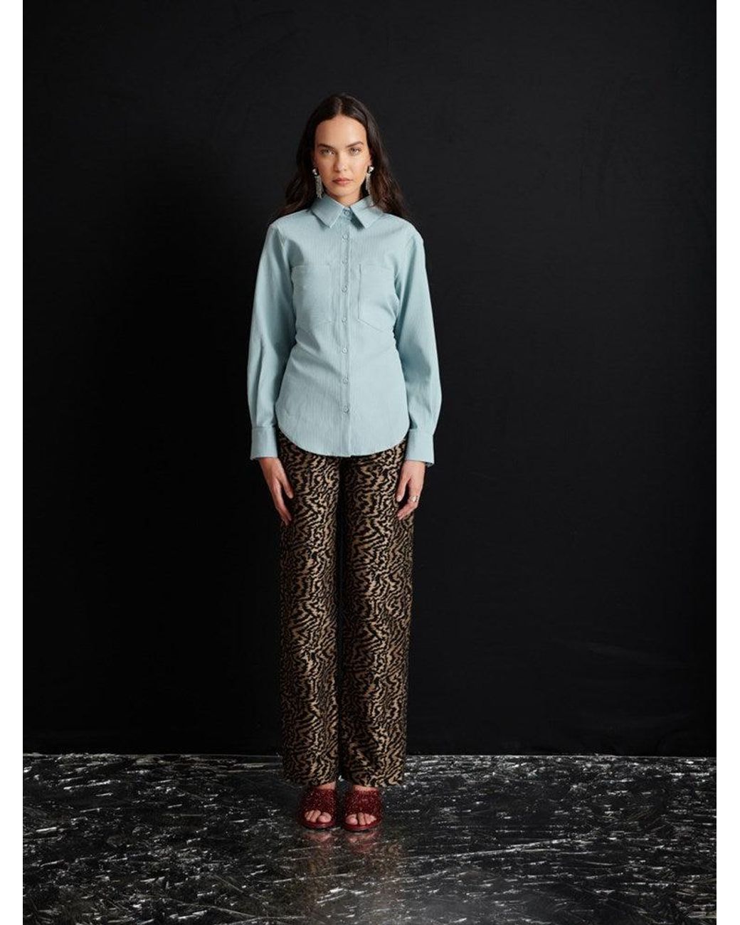 Sister Jane Black Ghospell Cody Oversized Shirt