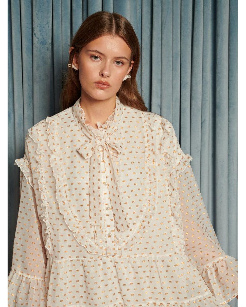 Sister Jane Natural Fanciful Mini Dress