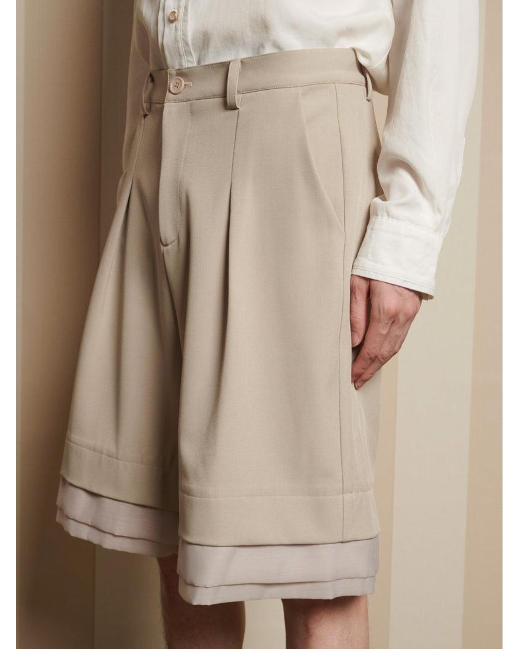 Sister Jane Natural Drew Bermuda Shorts