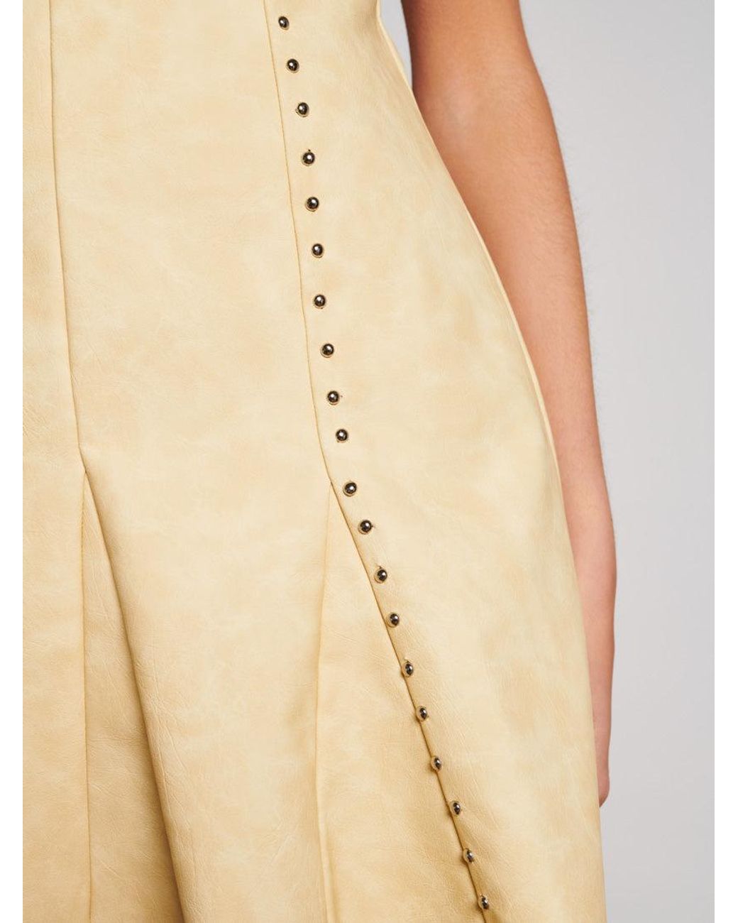 Sister Jane Natural Ghospell Fifi Studded Mini Dress