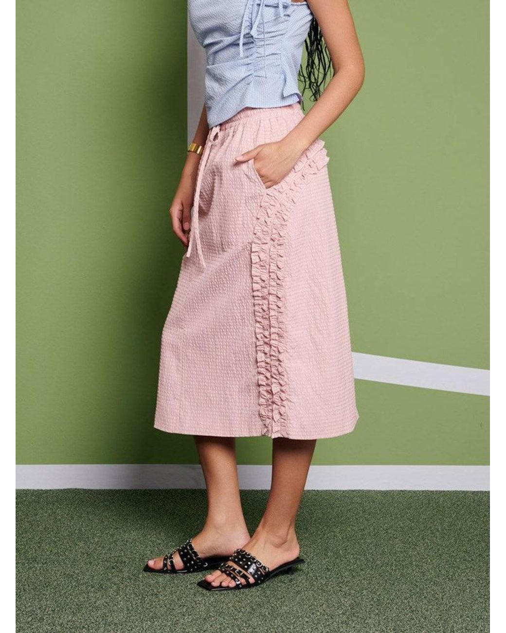 Sister Jane Green Ghospell Kiera Midi Skirt