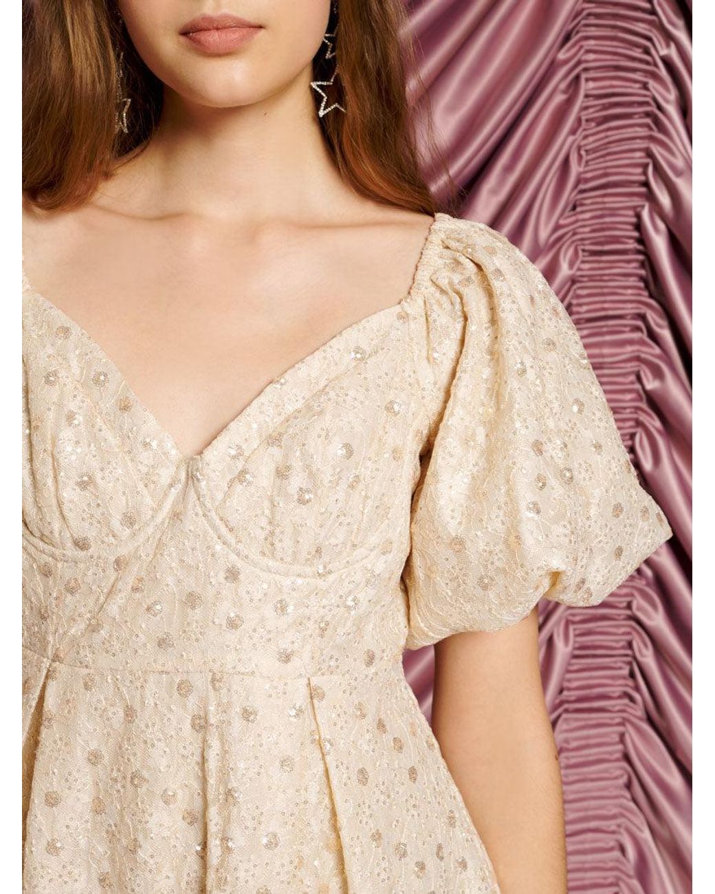Sister Jane Pink Dream Sally Lace Midi Dress