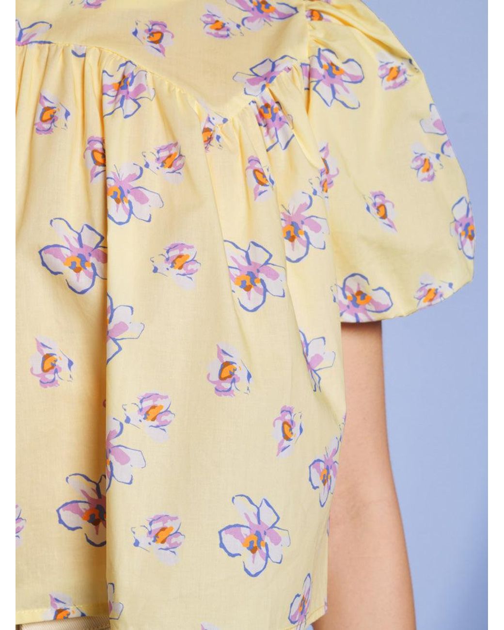 Sister Jane Blue Lake Breeze Floral Top