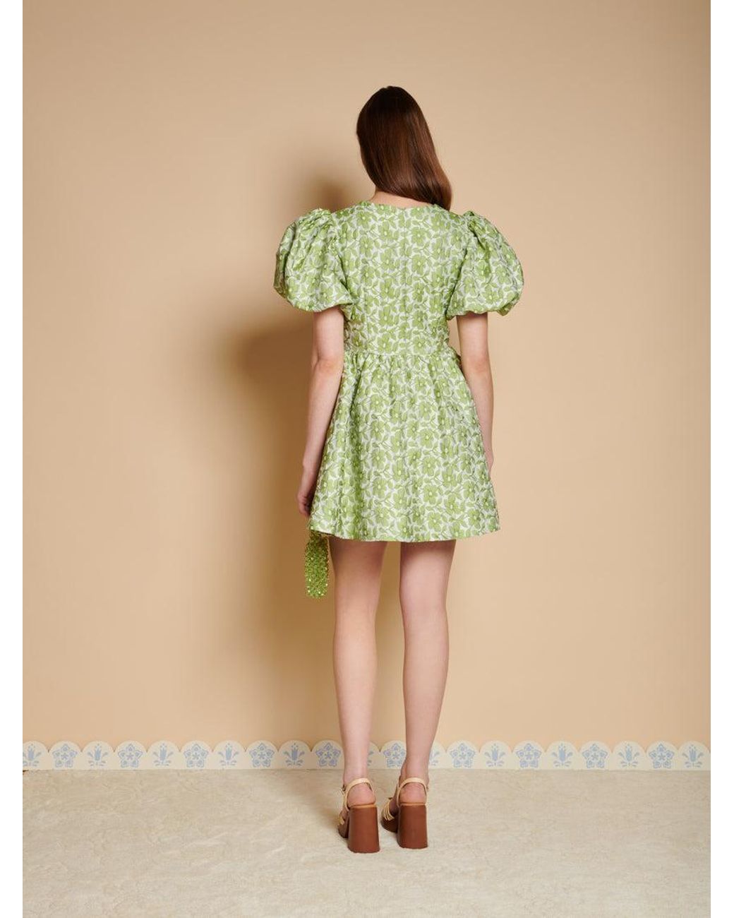 Sister Jane Green Freja Jacquard Mini Dress