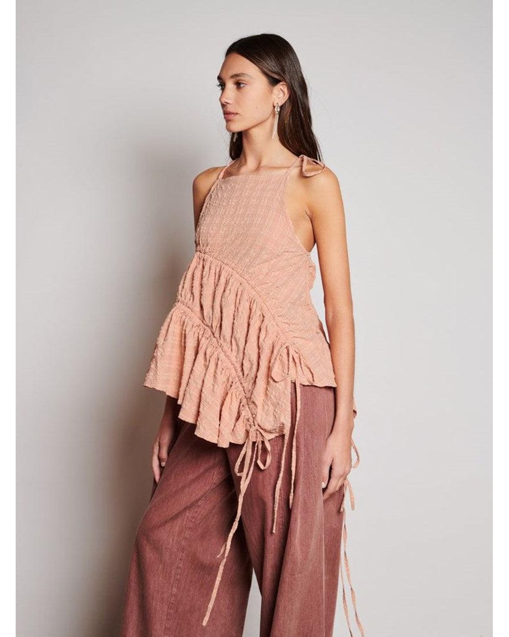 Sister Jane Pink Ghospell Keziah Check Top
