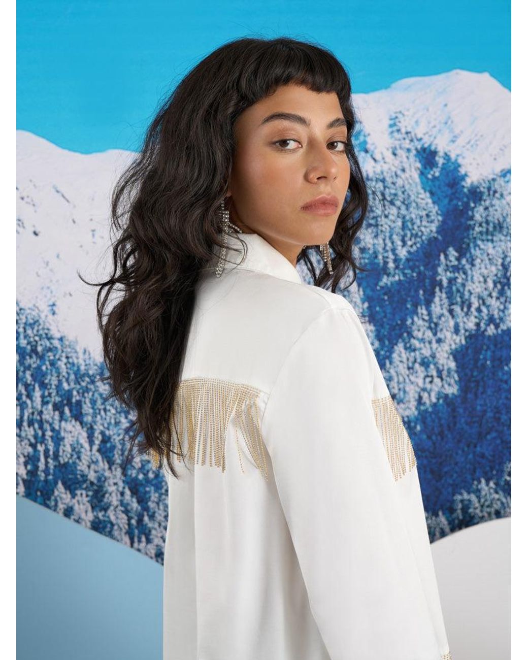 Sister Jane Blue Ghospell Jordyn Oversized Shirt