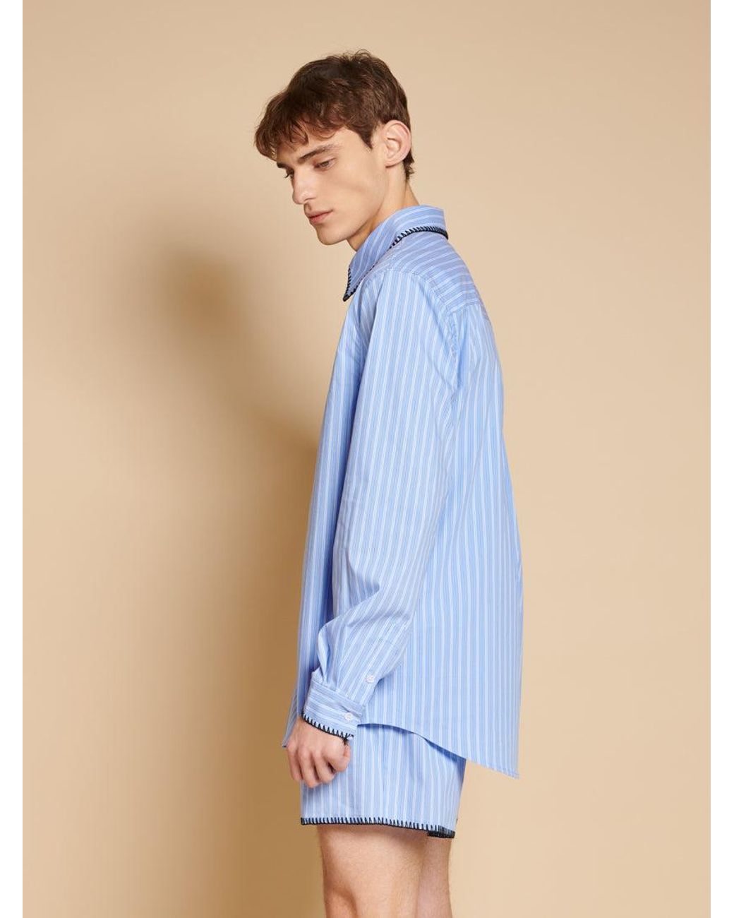 Sister Jane Blue Isak Stripe Shirt