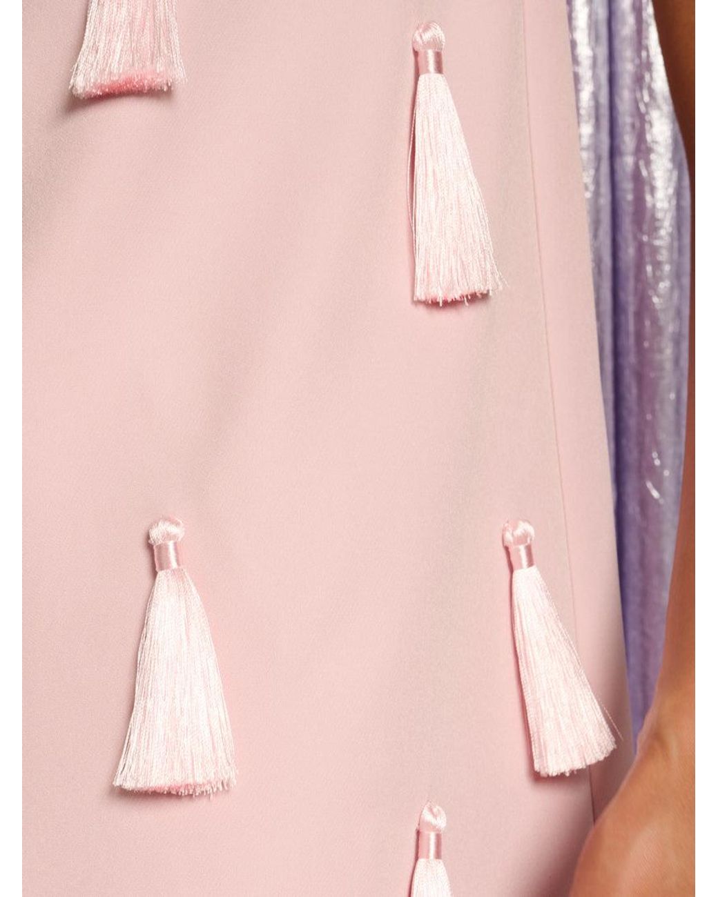 Sister Jane Purple Heiress Tassel Mini Dress