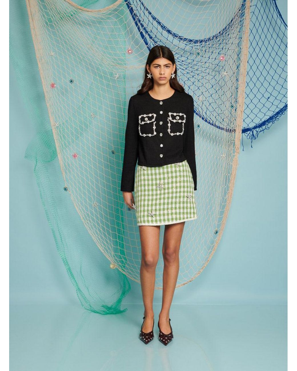 Sister Jane Green Dream Jewel Marine Top