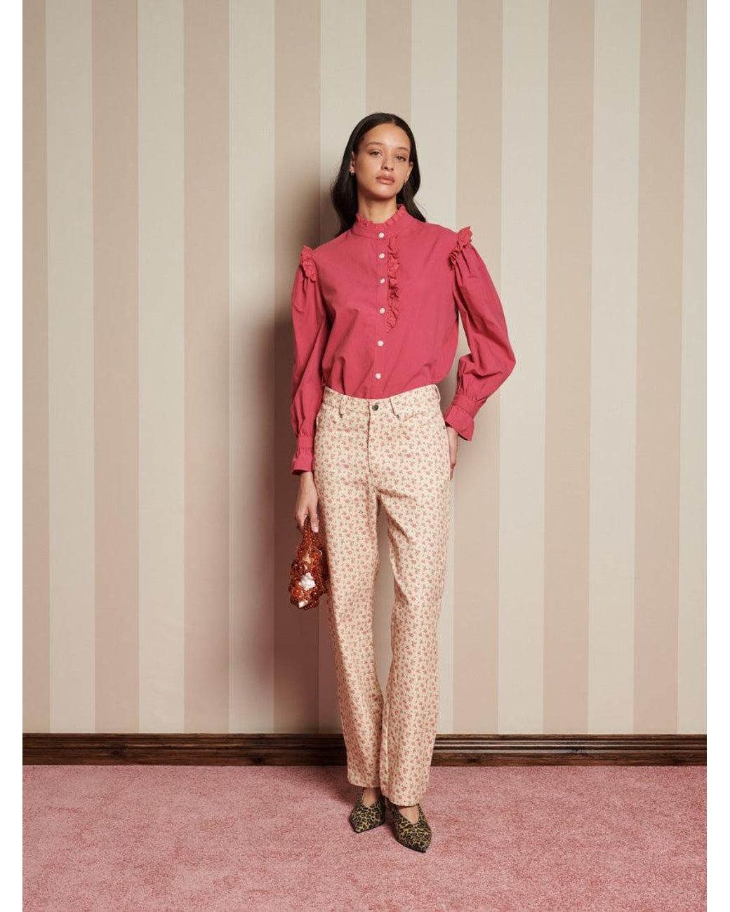 Sister Jane Pink Fern Fare Blouse