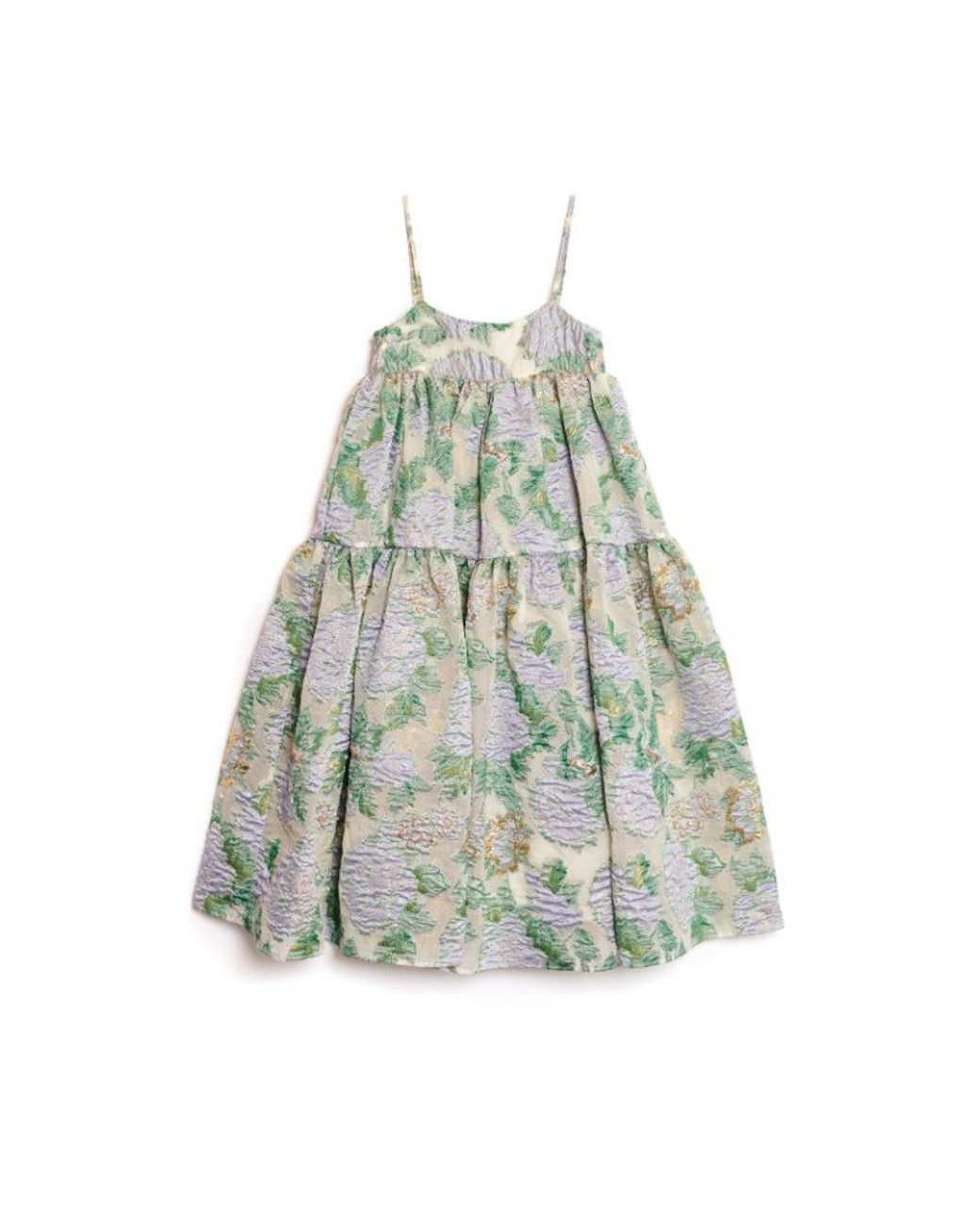 【Sister Jane】DREAM Ashore フローラル ジャカード ドレス 花 Sister Jane Dream Ashore Floral Jacquard Midi Dress in Blue