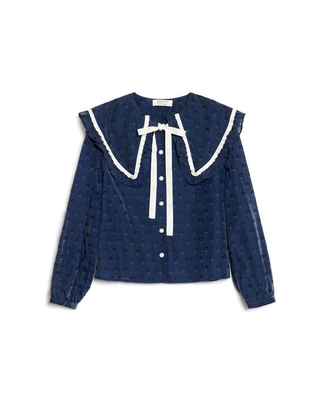 Sister Jane Blue Dream Grace Ruffle Blouse