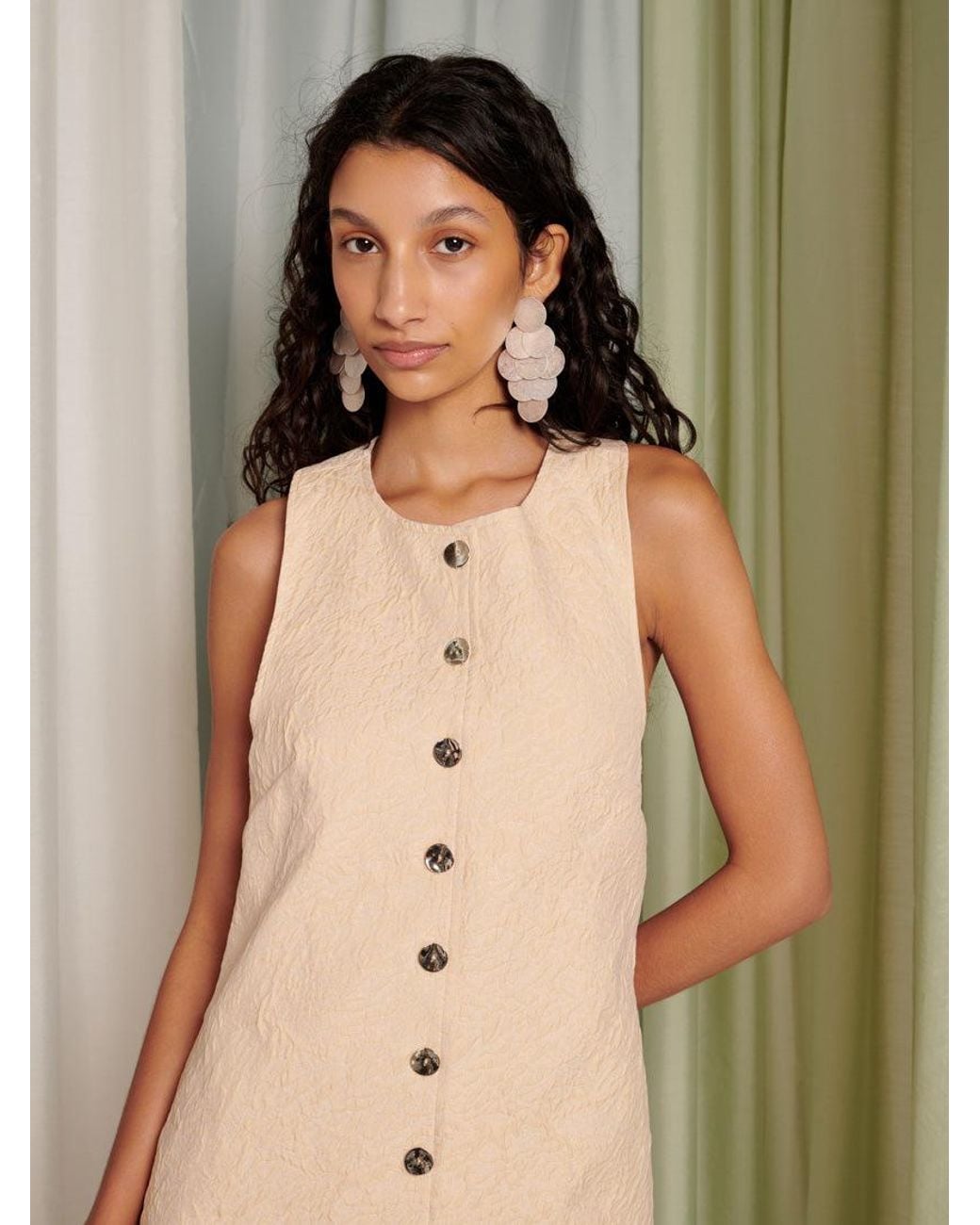 Sister Jane Natural Ghospell Dallis Mini Dress