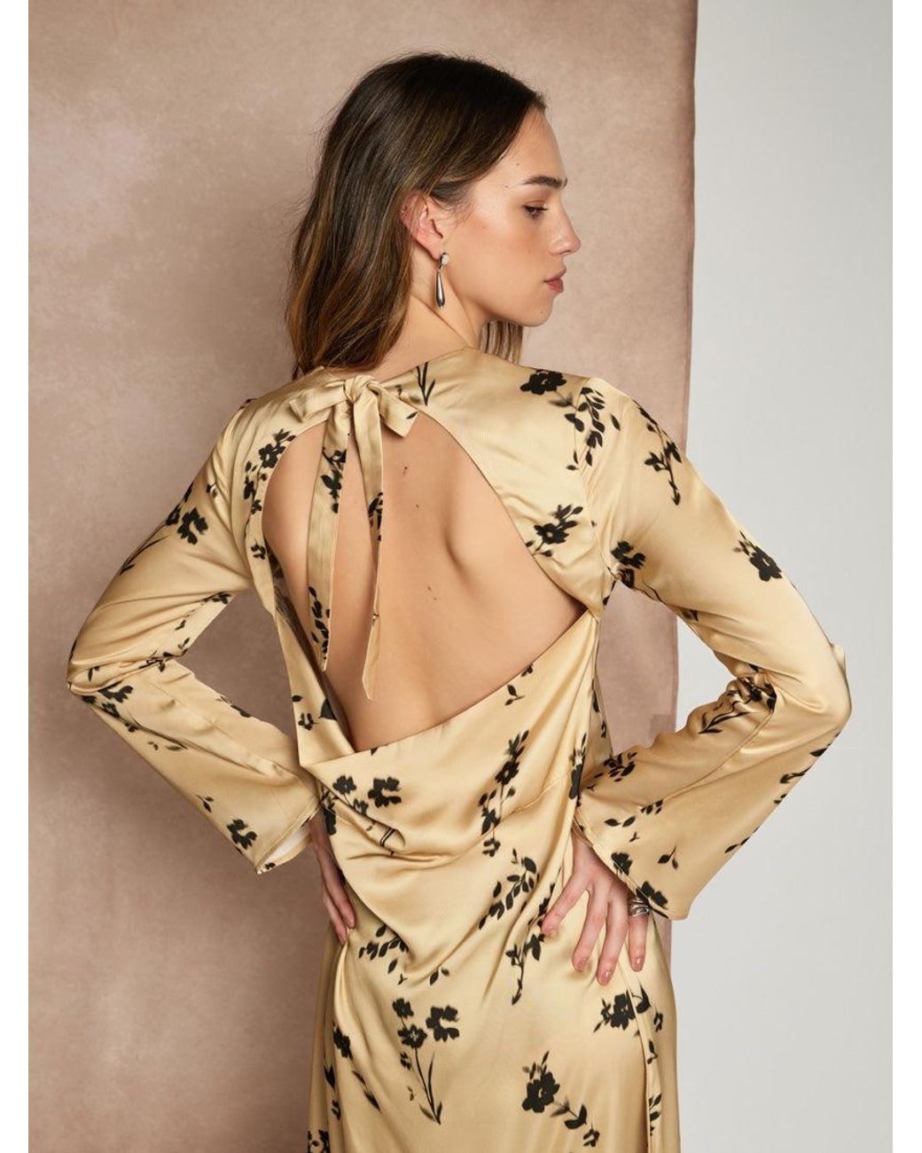 Sister Jane Natural Ghospell Arina Floral Midi Dress