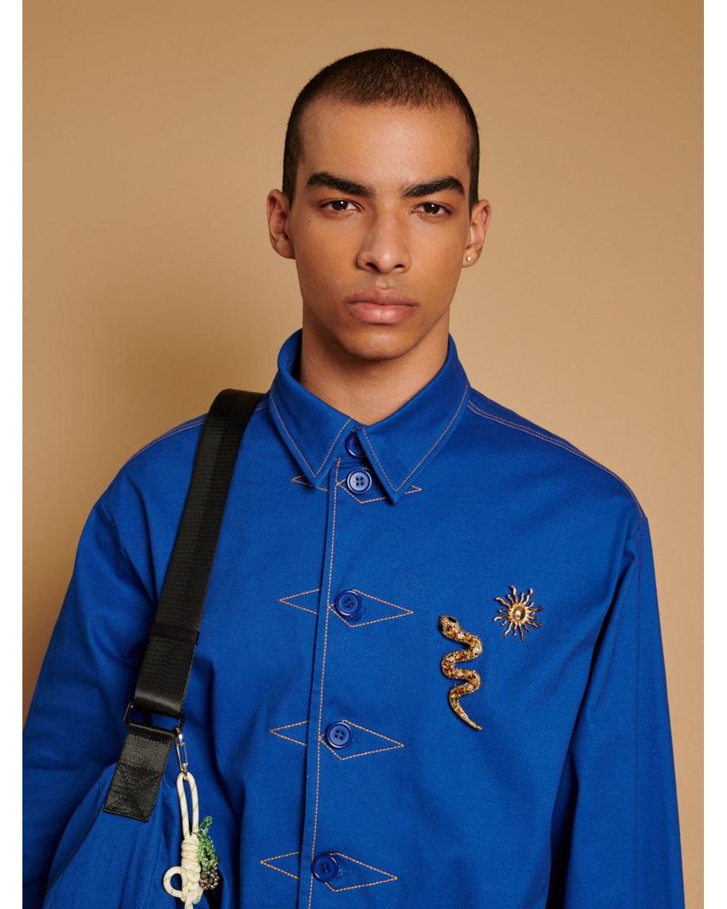 Sister Jane Blue Mariposa Workwear Jacket