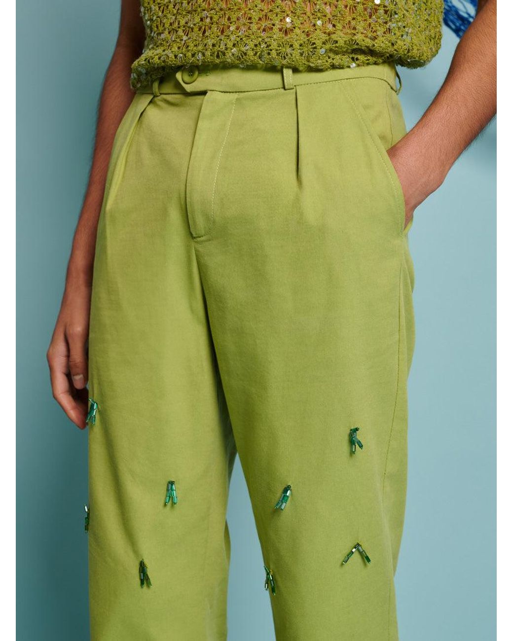 Sister Jane Green Albert Beaded Trousers