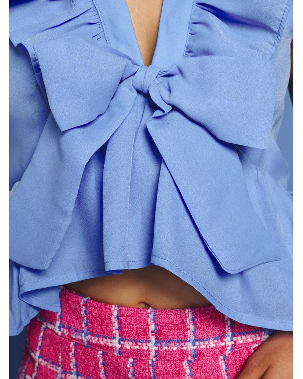 Sister Jane Blue Dream Dottie Bow Top