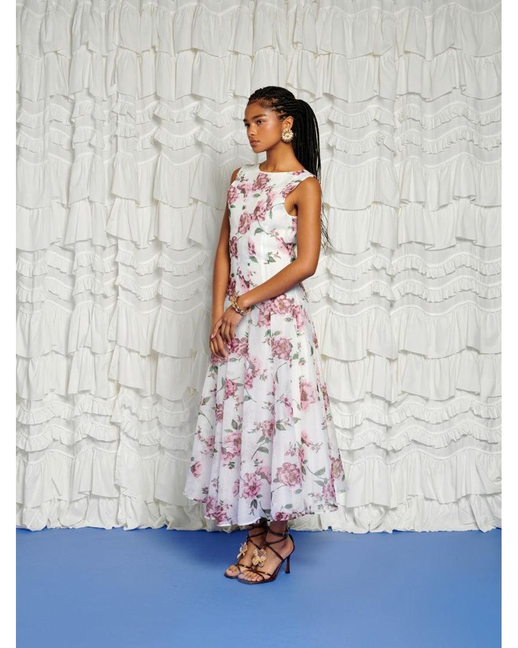 Sister Jane Gray Dream Alma Floral Midi Dress