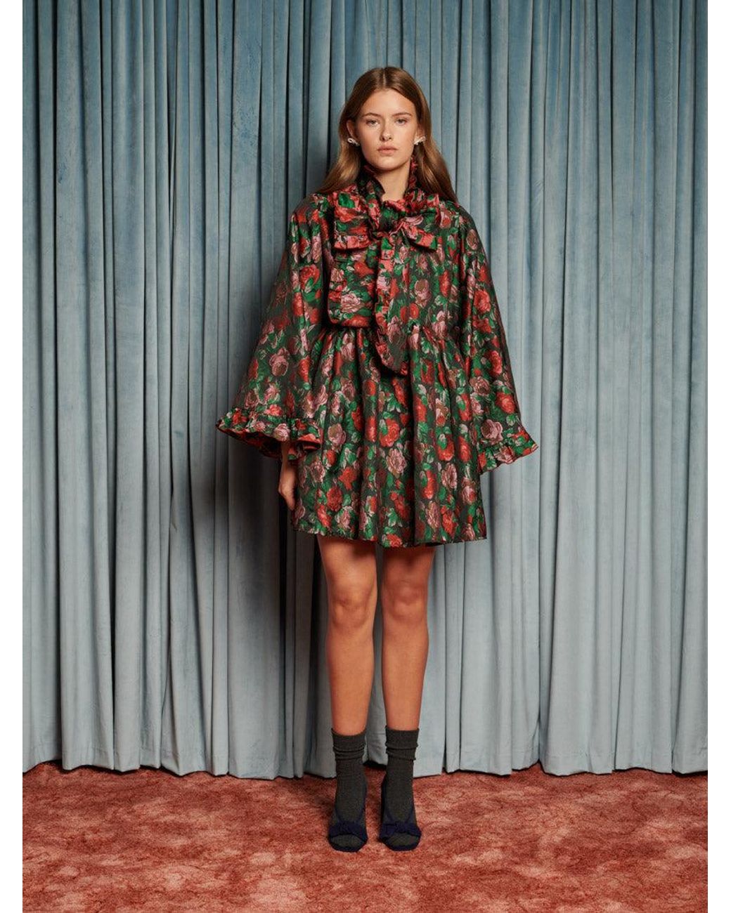 Sister Jane Gray Fantasy Jacquard Mini Dress
