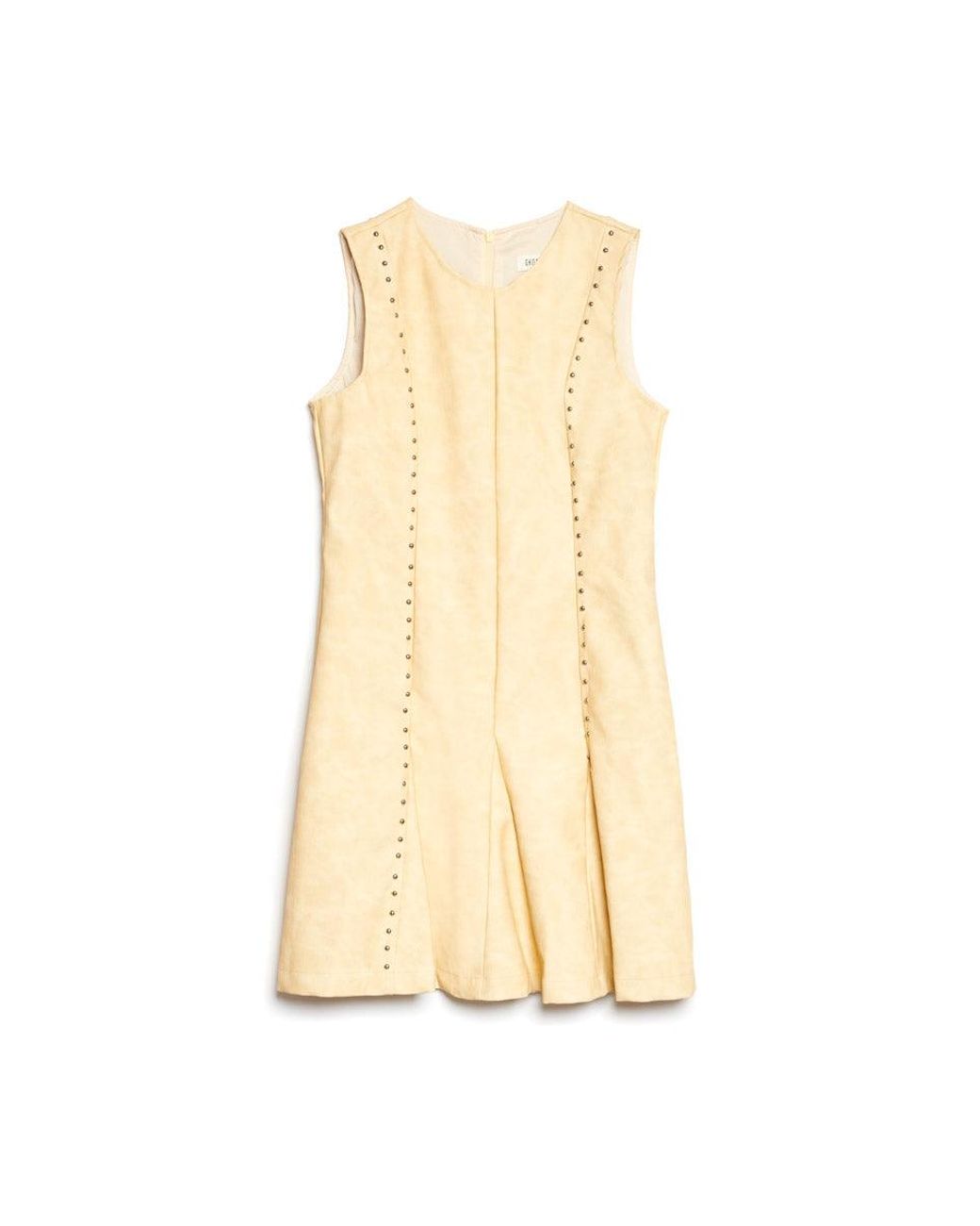 Sister Jane Natural Ghospell Fifi Studded Mini Dress