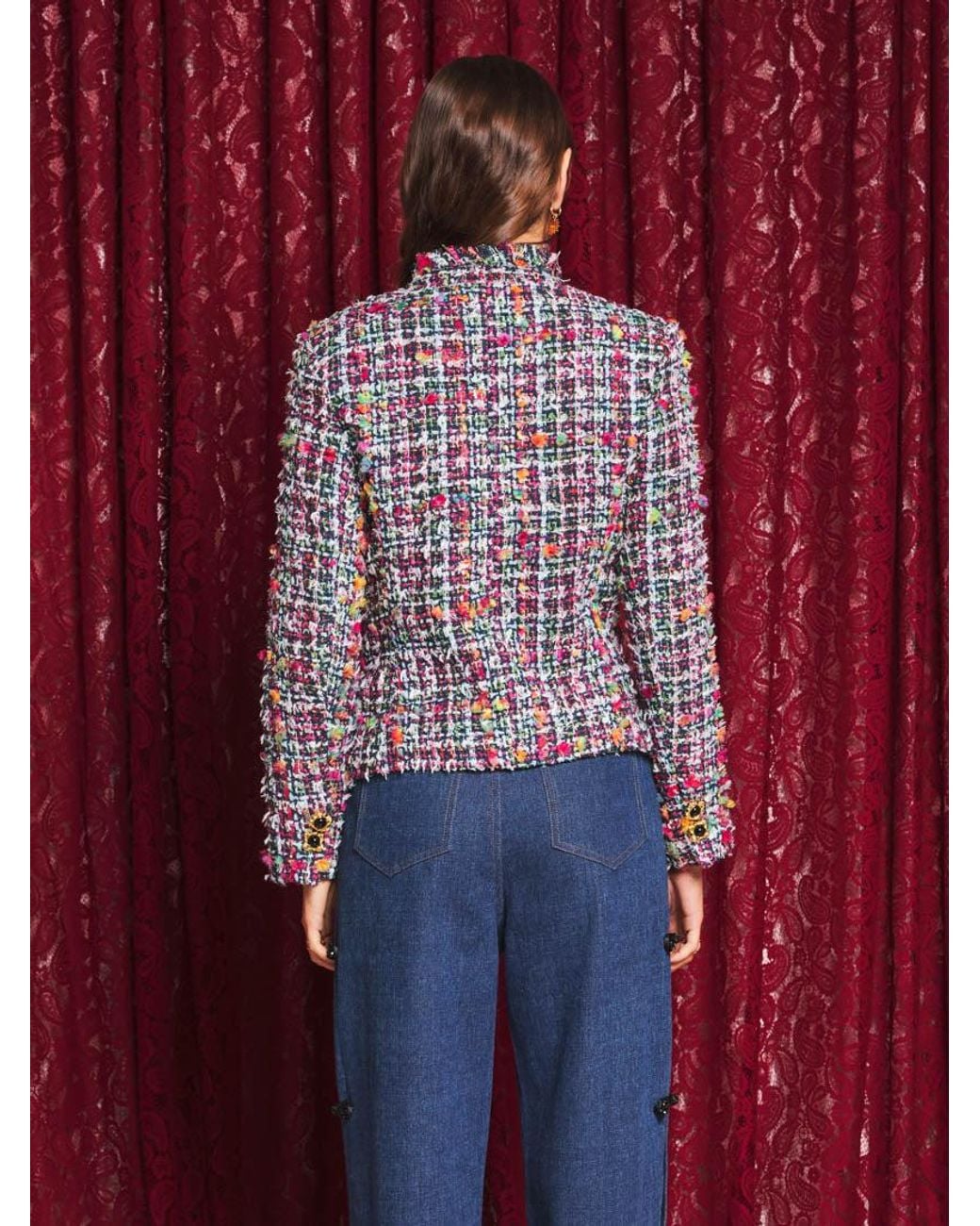 Sister Jane Red Ara Tweed Jacket