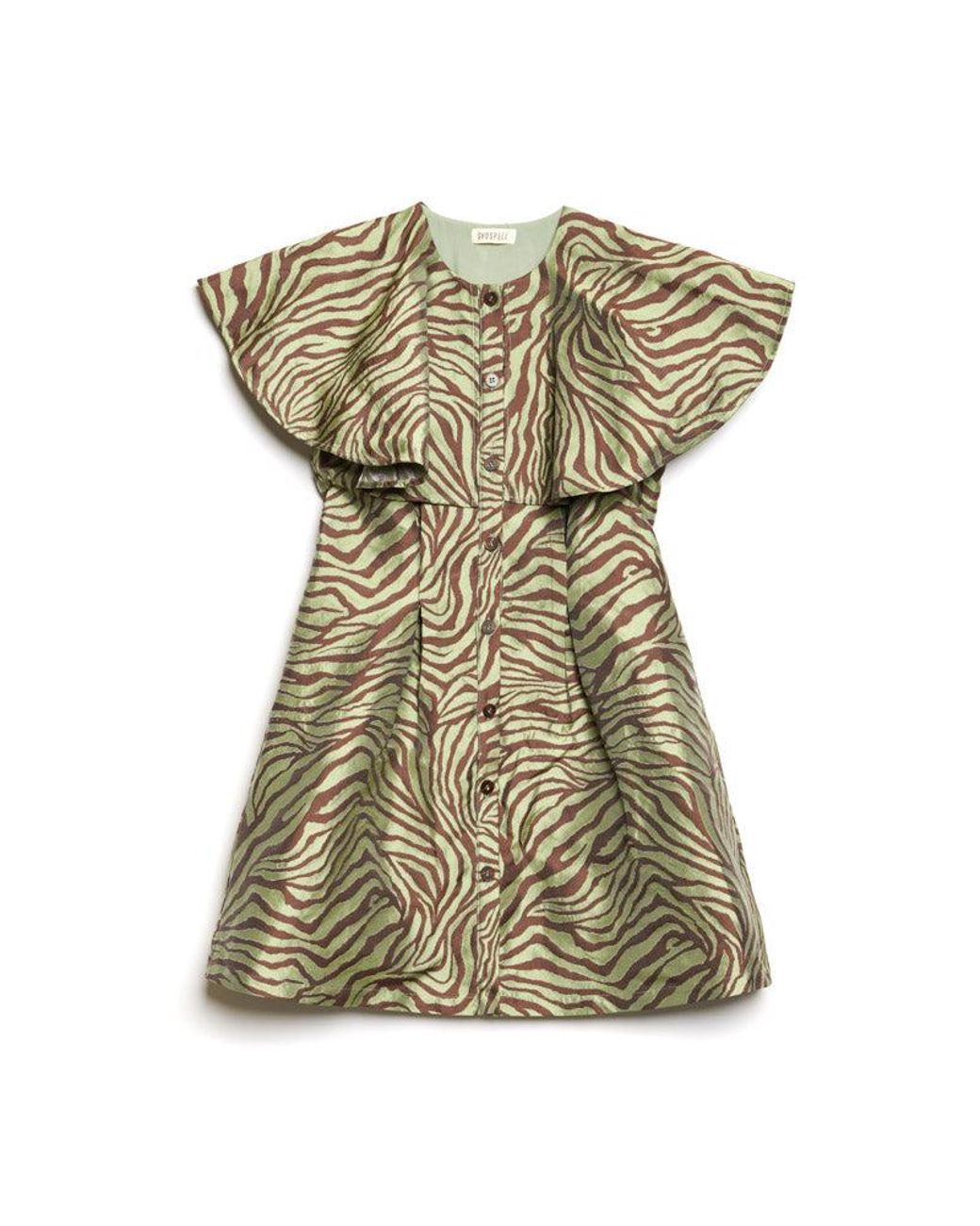 Sister Jane Brown Ghospell Claudia Zebra Mini Dress